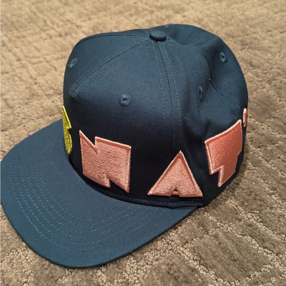 Kids Navy Blue Cap with Colorful Letters